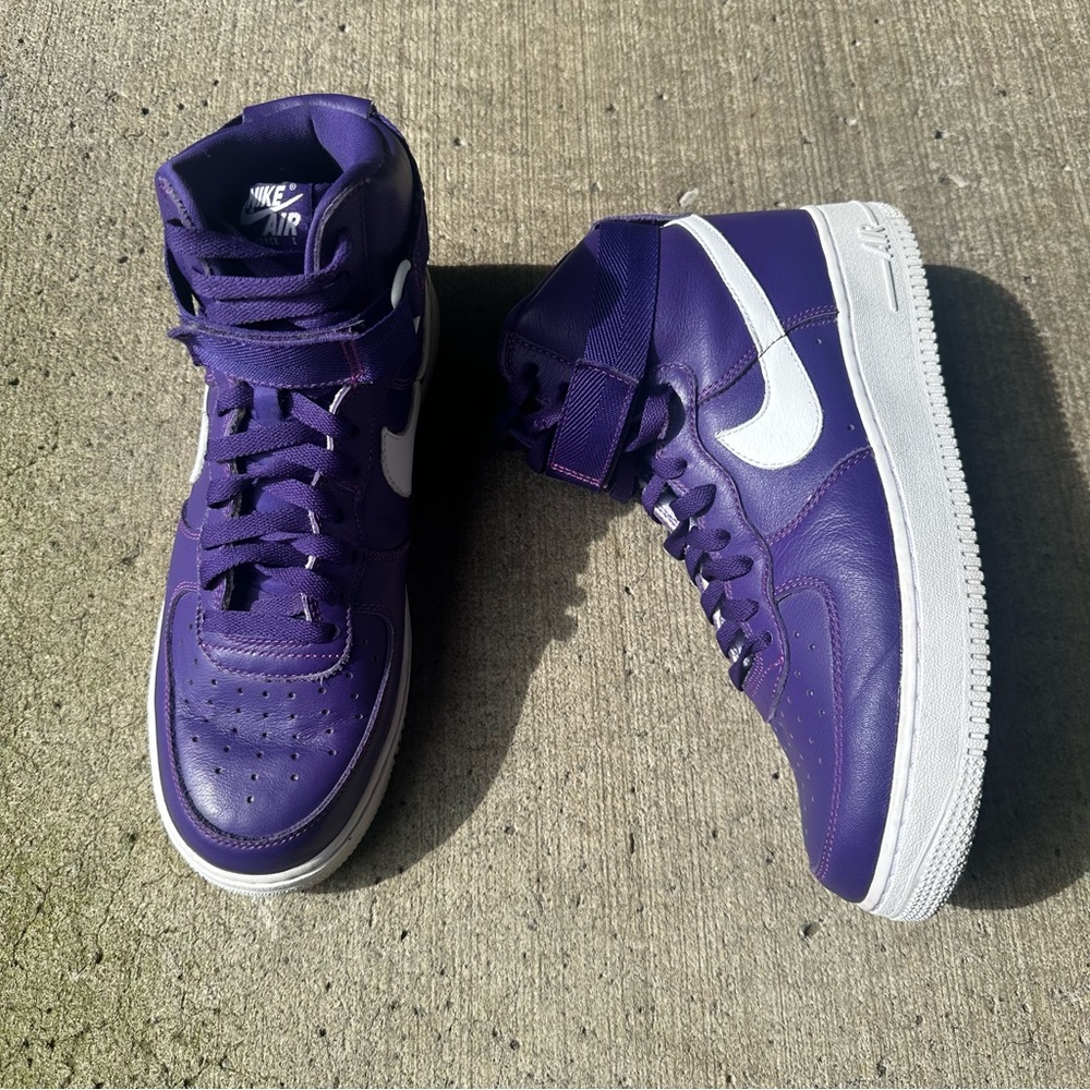 Nike Air Force 1 High Retro QS Varsity purple men’s 10